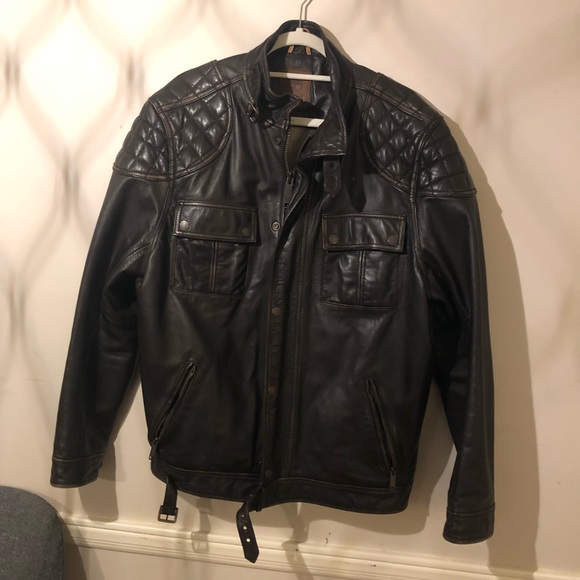 Men’s Timberland Skye Peak quilted leather jacket - Picture 2 of 5